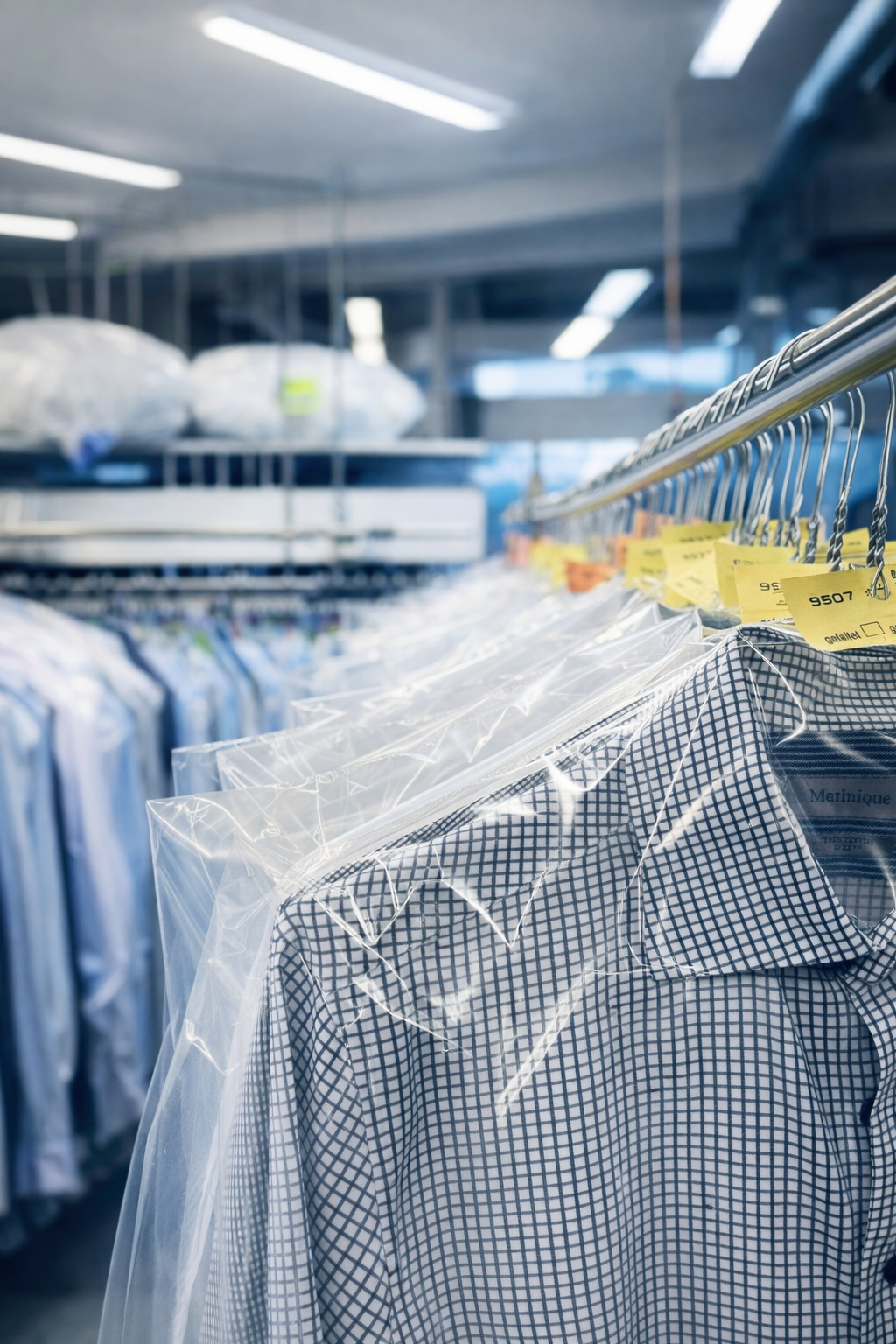 black suit hanging on rack
